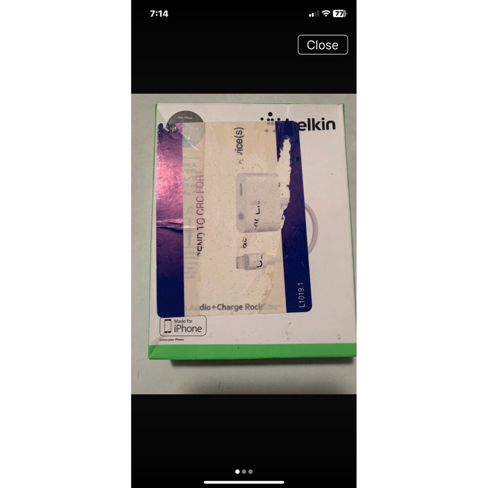 Belkin Rockstar For IPhone XR,XS,8,7 Damaged Box Rockstar New